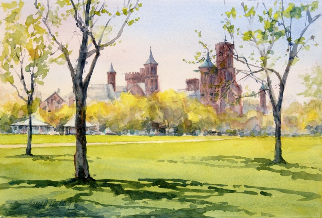 Lindley_Smithsonian_Castle_in_Spring_15x22_watercolor_.jpg