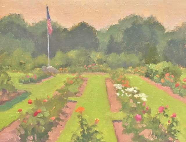 Walsh_Memorial_Garden_Bonaire_Park_Arlington_11x14_oil_.jpg