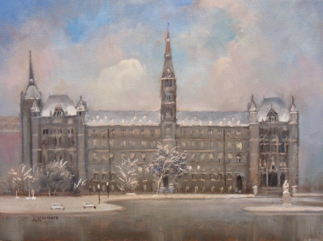 kushnir_healy_hall_georgetown_university_9x12_oc.jpg